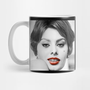 Sophia Loren 'Lips' Mug